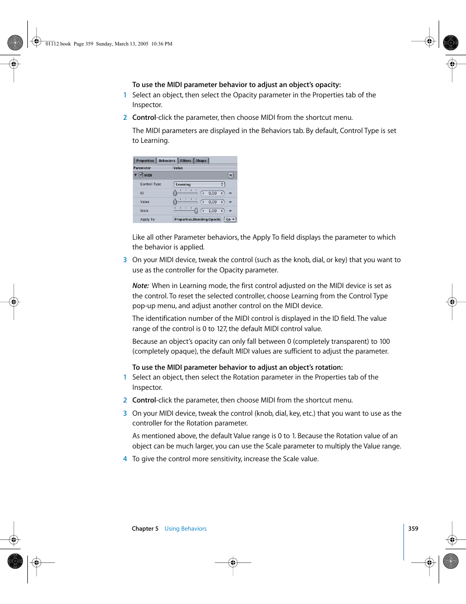 Apple Motion 2 User Manual | Page 359 / 999