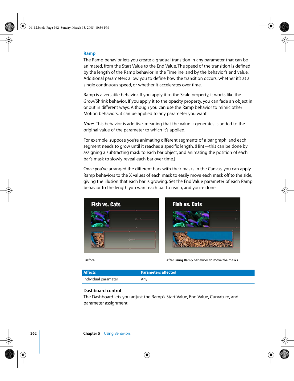 Ramp | Apple Motion 2 User Manual | Page 362 / 999