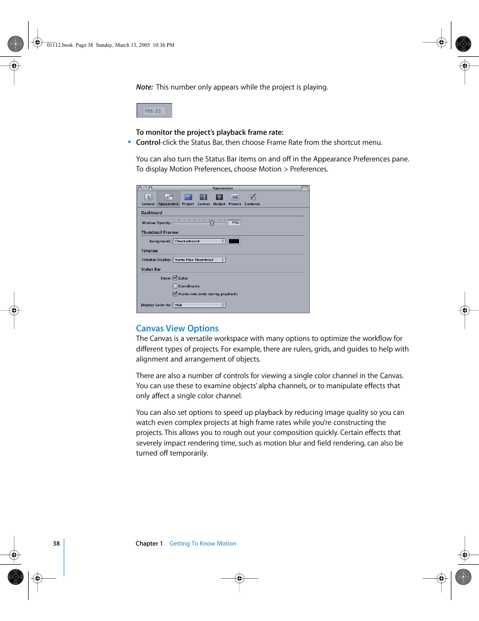 Canvas view options | Apple Motion 2 User Manual | Page 38 / 999