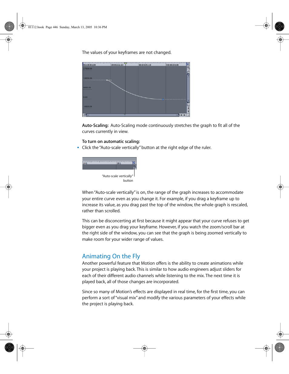 Animating on the fly | Apple Motion 2 User Manual | Page 446 / 999
