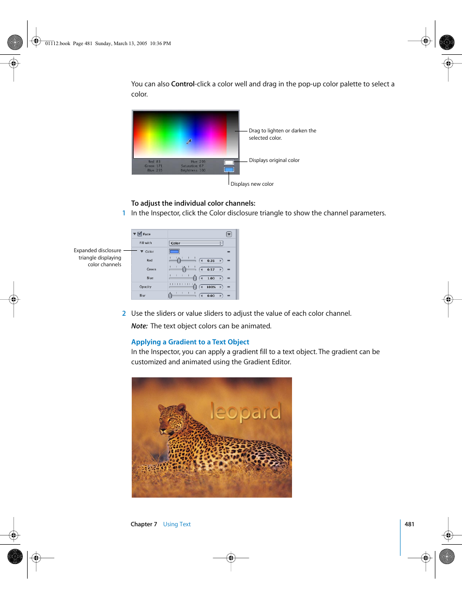 Apple Motion 2 User Manual | Page 481 / 999