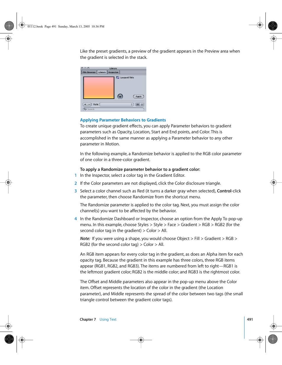 Apple Motion 2 User Manual | Page 491 / 999