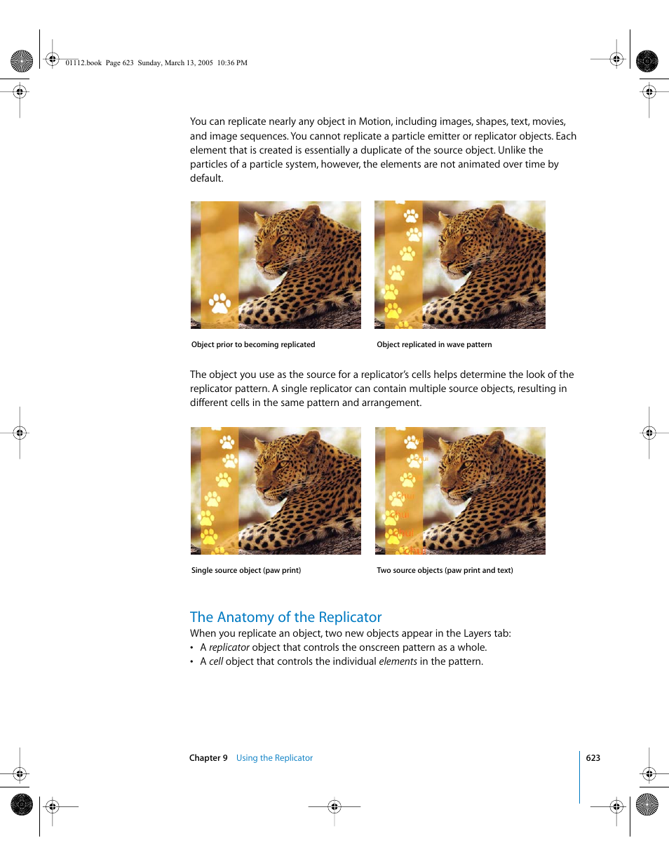 The anatomy of the replicator | Apple Motion 2 User Manual | Page 623 / 999