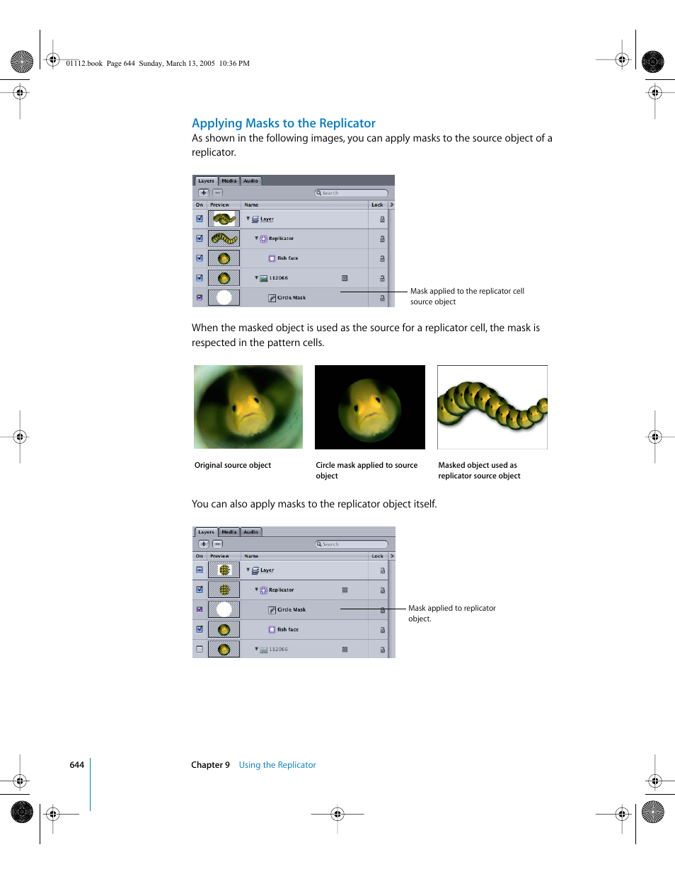 Applying masks to the replicator | Apple Motion 2 User Manual | Page 644 / 999