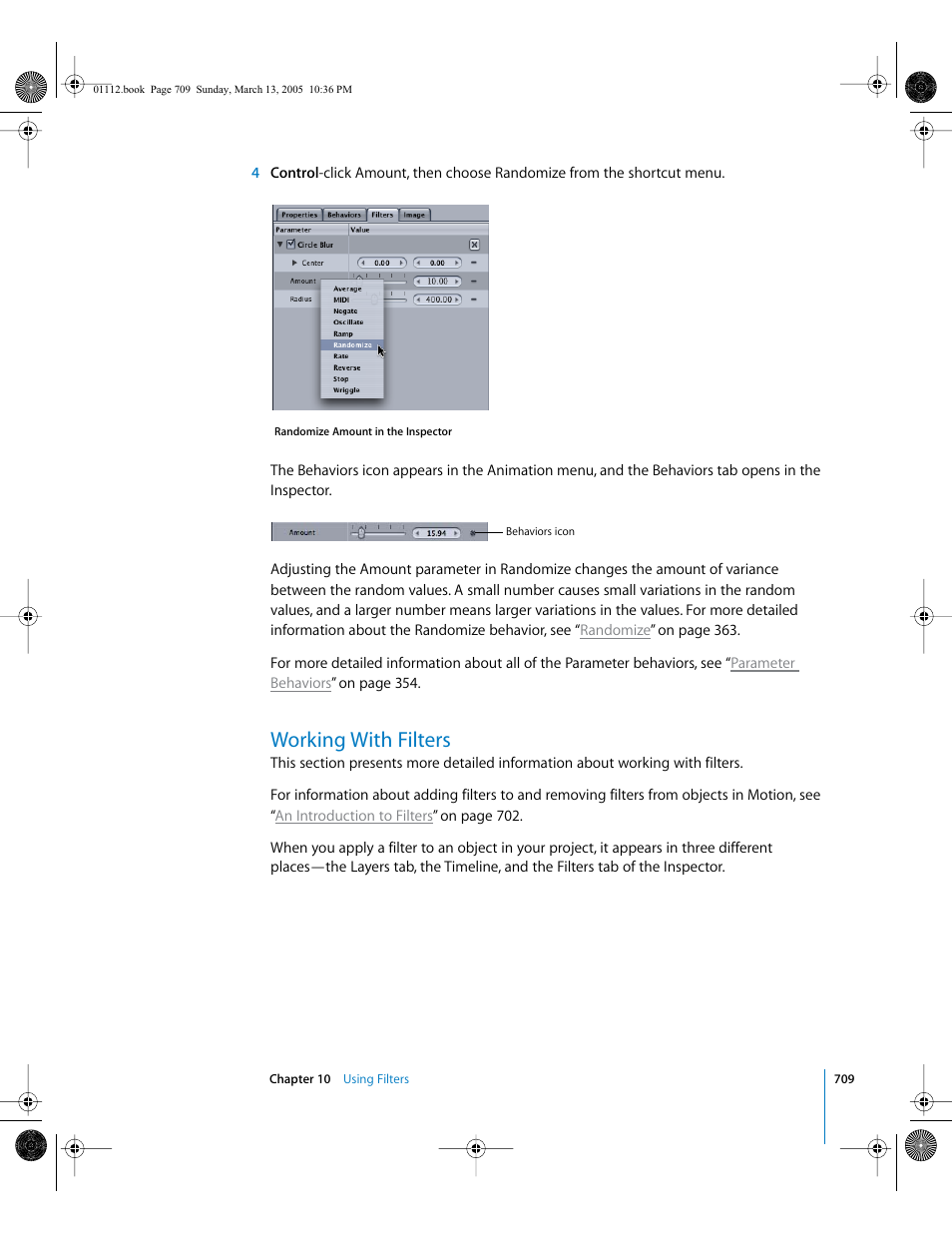 Working with filters | Apple Motion 2 User Manual | Page 709 / 999