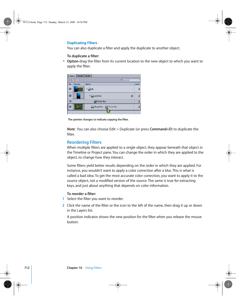 Reordering filters | Apple Motion 2 User Manual | Page 712 / 999