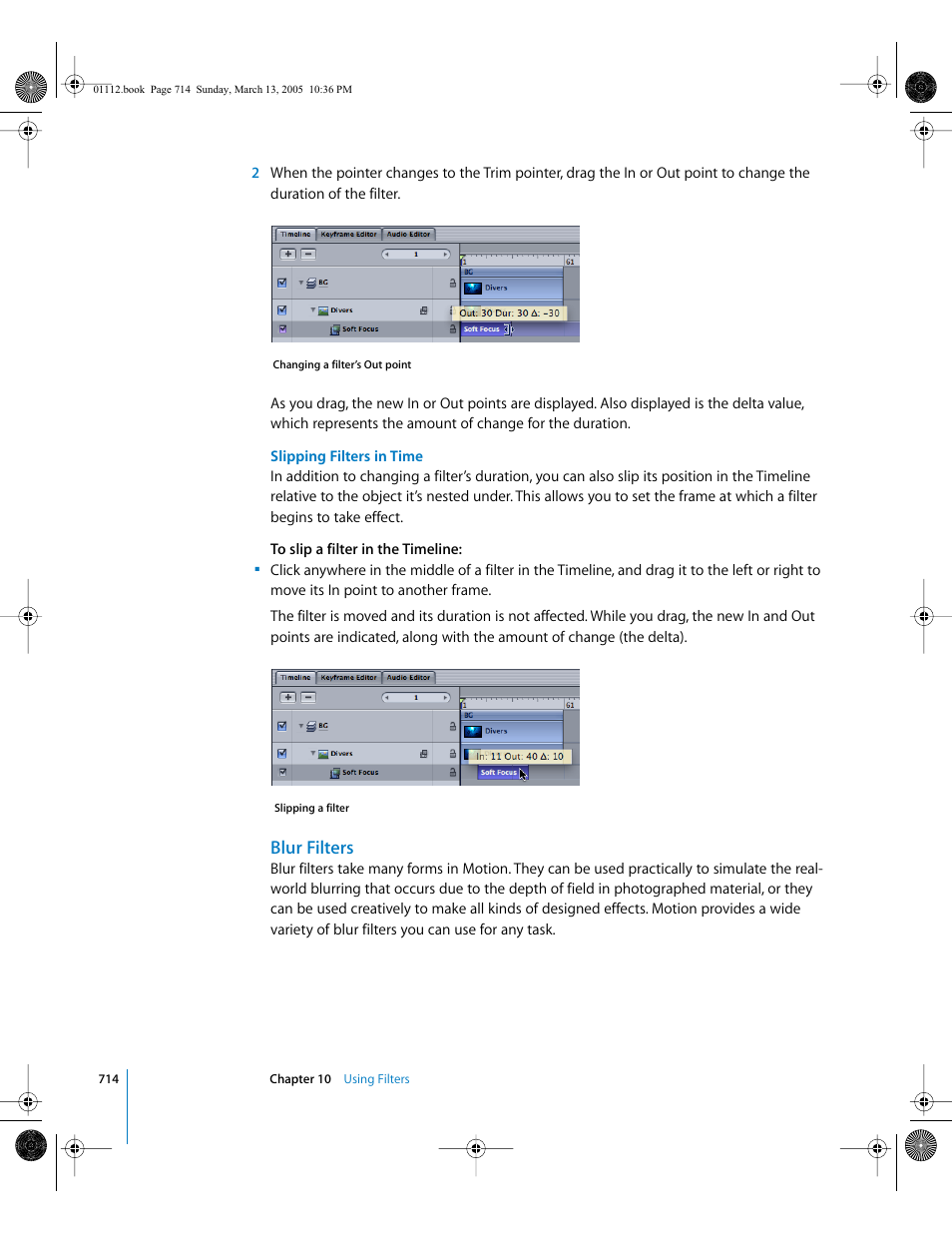 Blur filters | Apple Motion 2 User Manual | Page 714 / 999