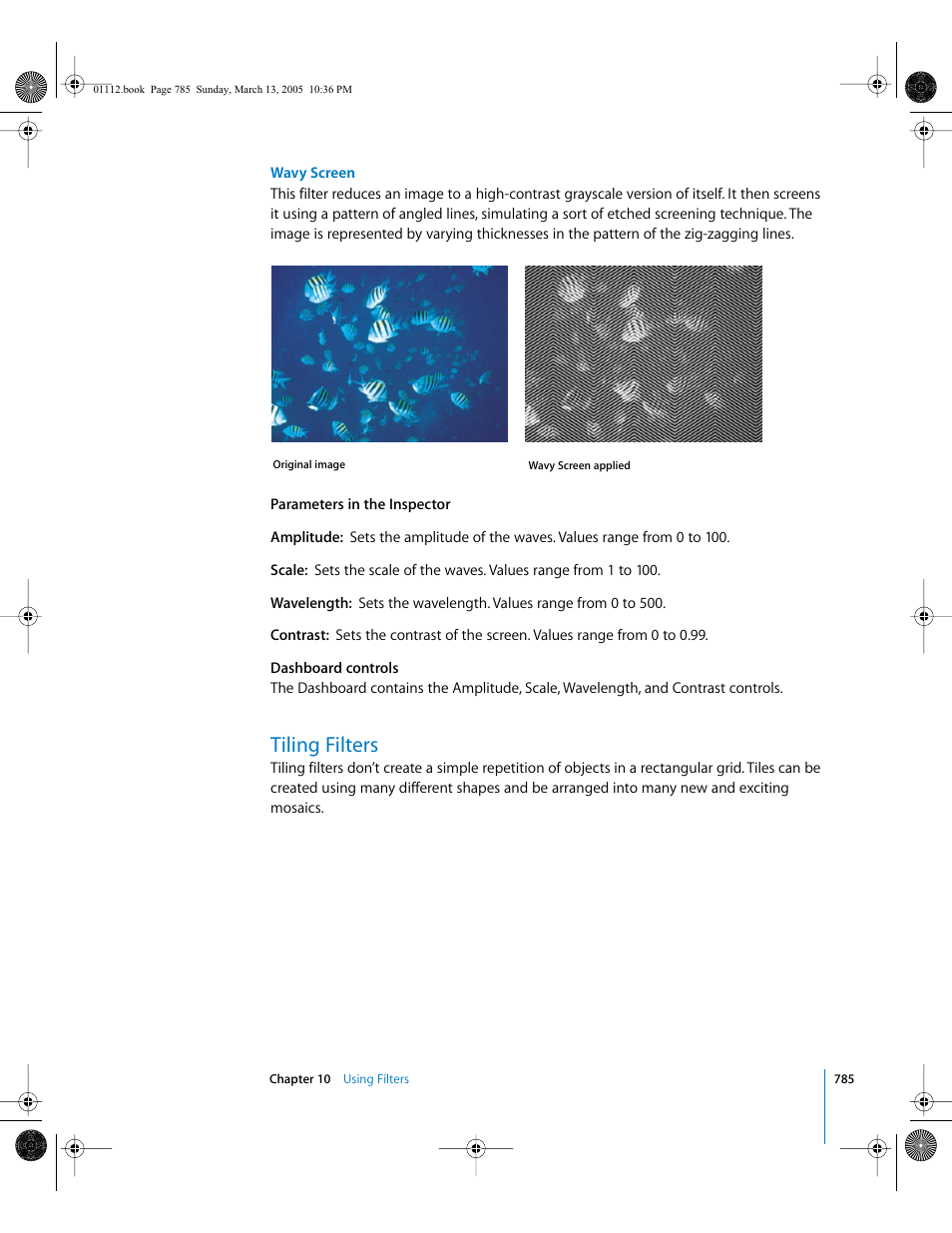 Tiling filters | Apple Motion 2 User Manual | Page 785 / 999