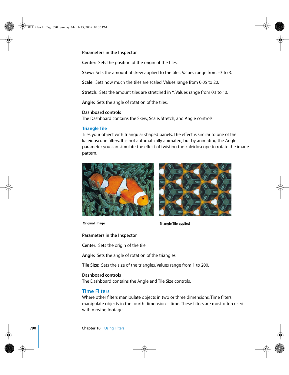 Time filters | Apple Motion 2 User Manual | Page 790 / 999