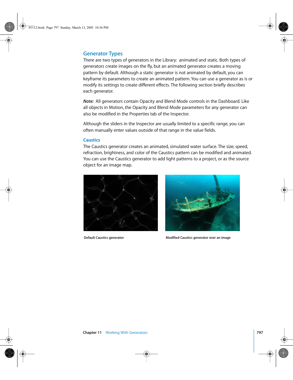 Generator types | Apple Motion 2 User Manual | Page 797 / 999