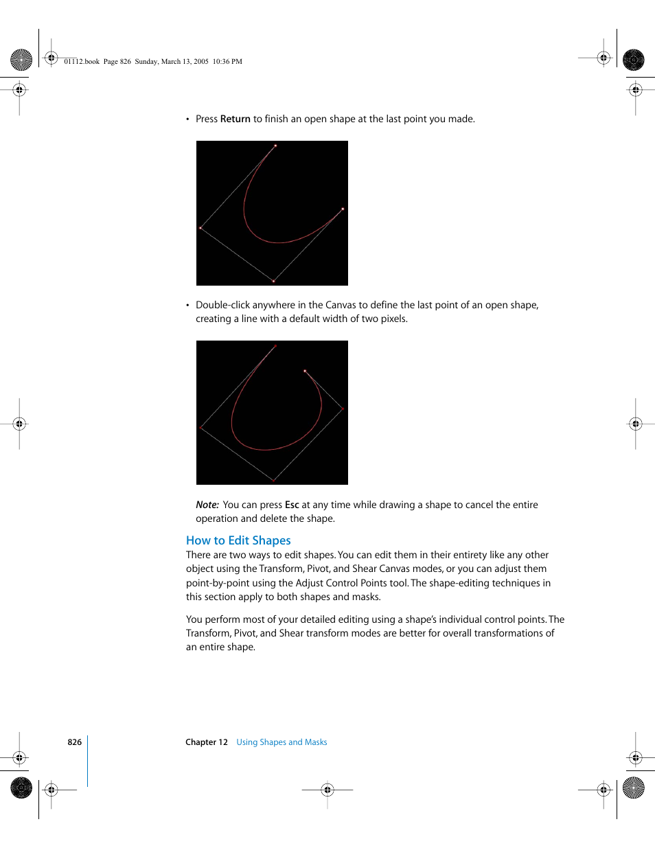 How to edit shapes | Apple Motion 2 User Manual | Page 826 / 999