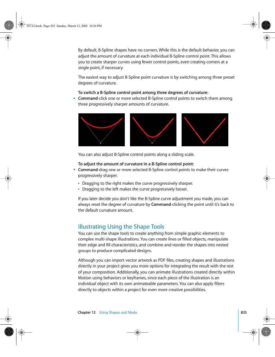 Illustrating using the shape tools | Apple Motion 2 User Manual | Page 835 / 999