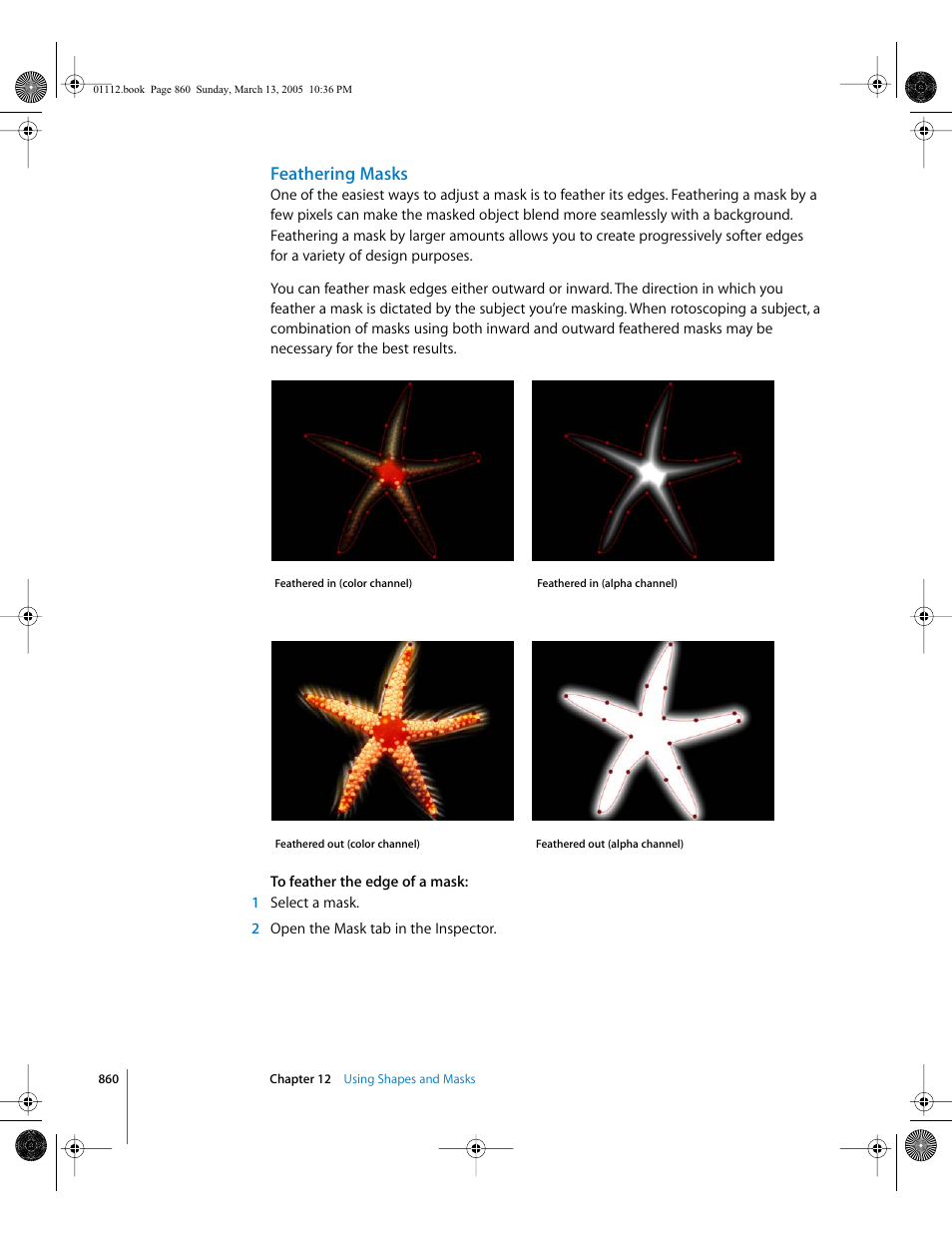 Feathering masks | Apple Motion 2 User Manual | Page 860 / 999