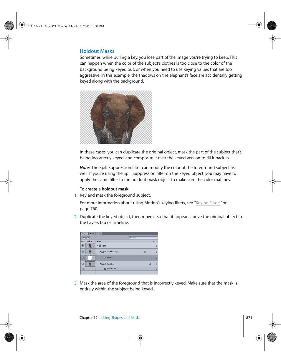 Holdout masks | Apple Motion 2 User Manual | Page 871 / 999