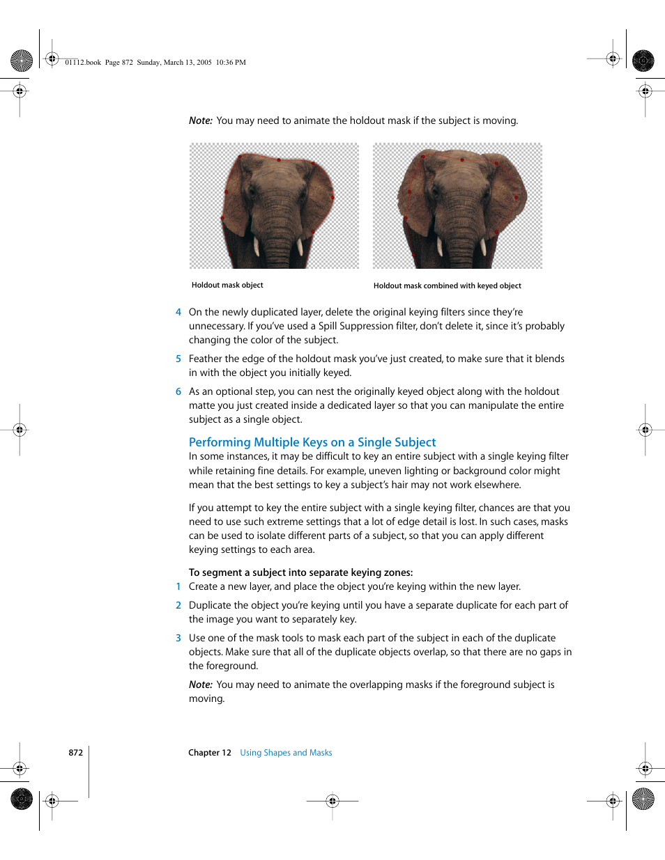 Performing multiple keys on a single subject | Apple Motion 2 User Manual | Page 872 / 999