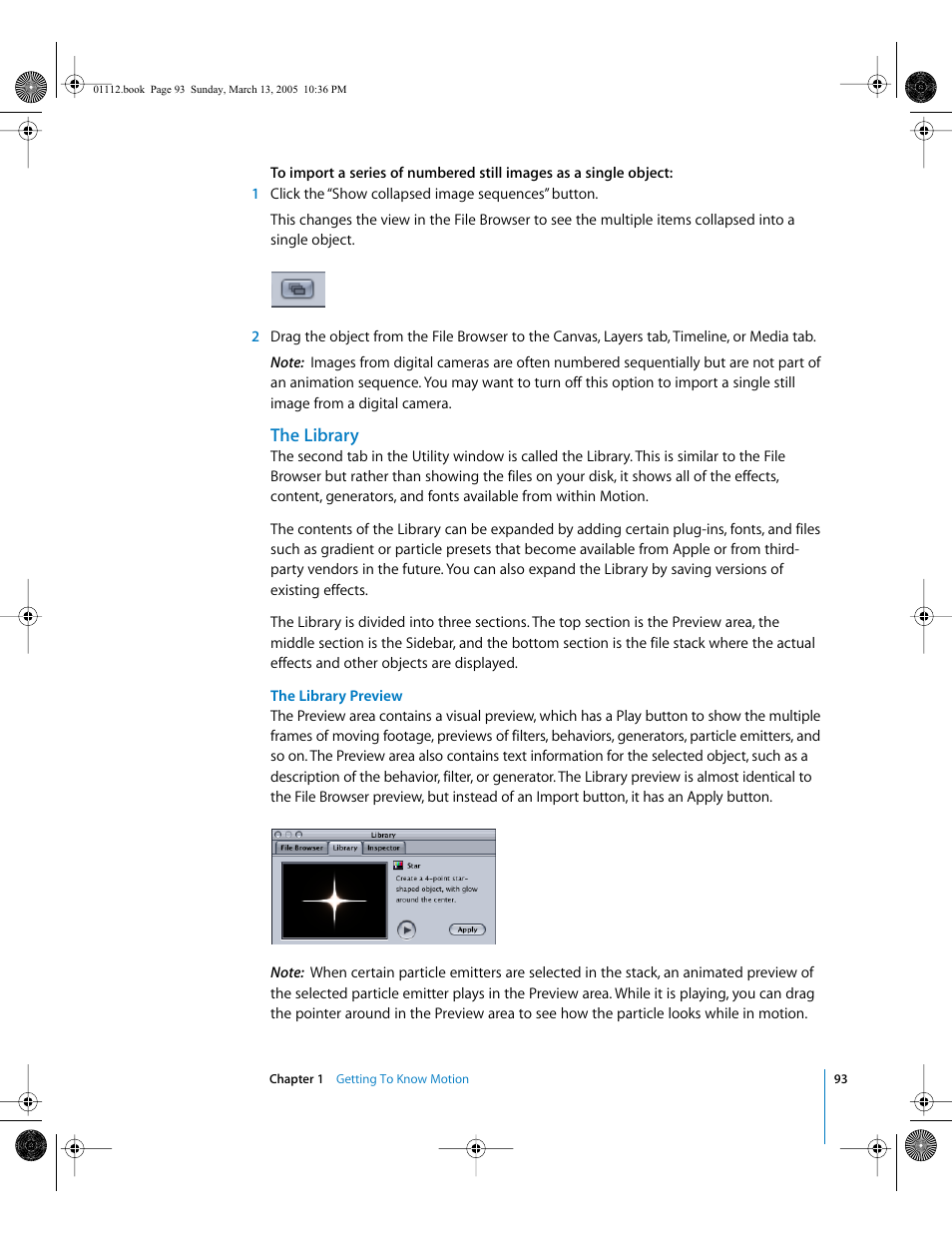The library | Apple Motion 2 User Manual | Page 93 / 999