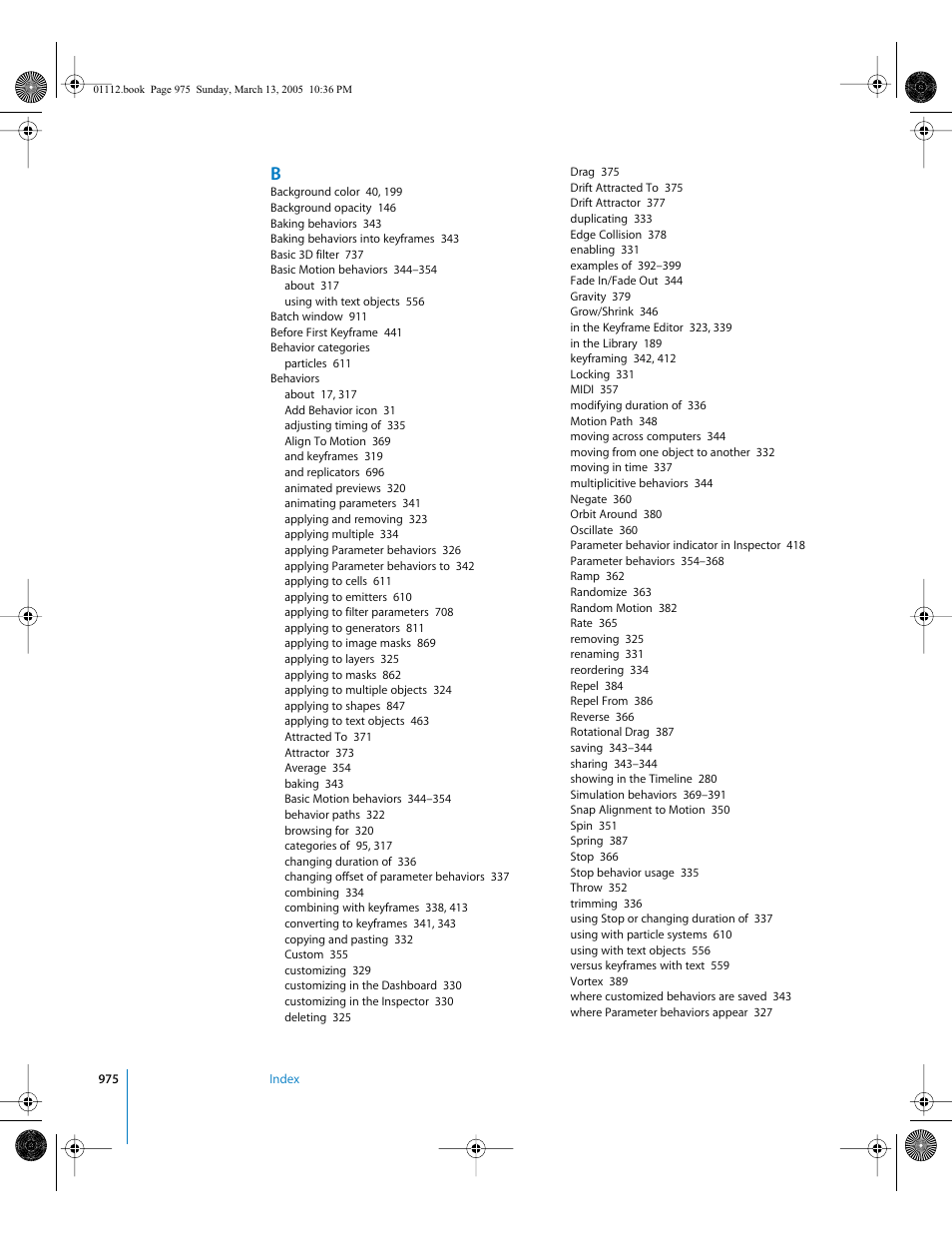 Apple Motion 2 User Manual | Page 975 / 999