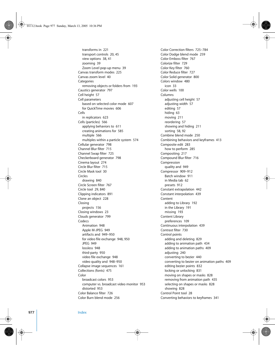 Apple Motion 2 User Manual | Page 977 / 999