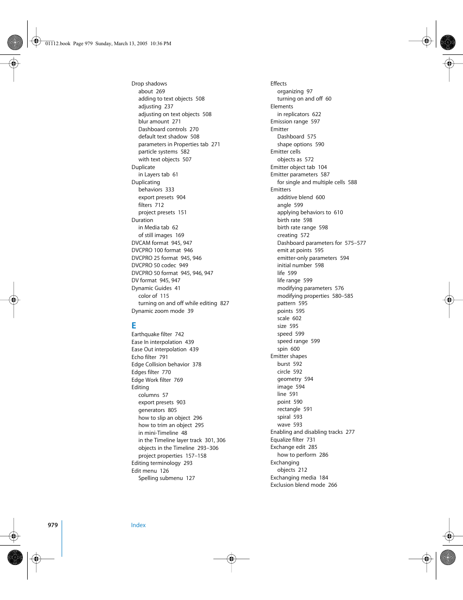 Apple Motion 2 User Manual | Page 979 / 999
