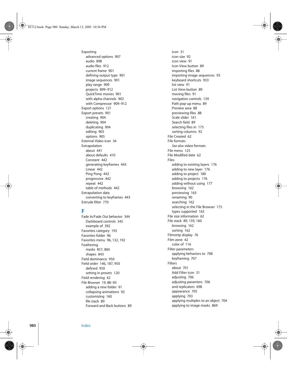 Apple Motion 2 User Manual | Page 980 / 999