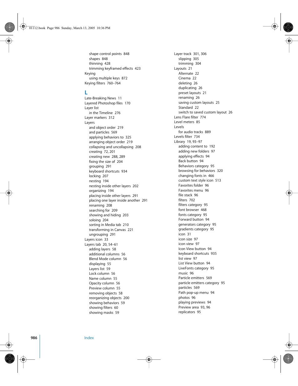 Apple Motion 2 User Manual | Page 986 / 999