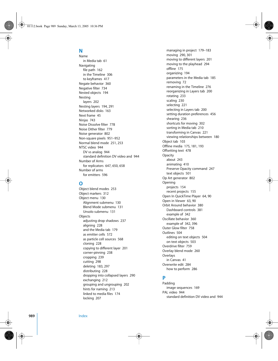 Apple Motion 2 User Manual | Page 989 / 999
