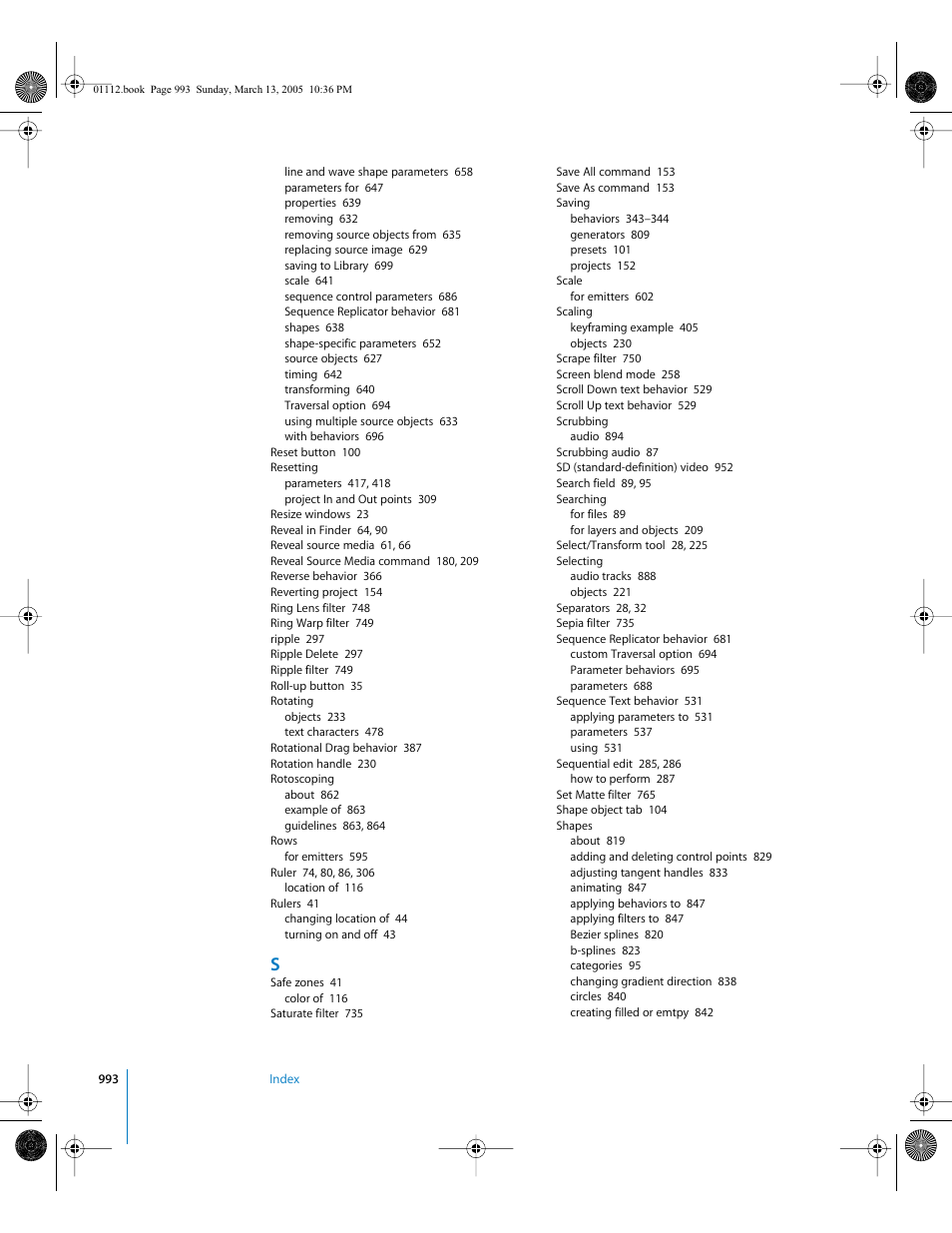Apple Motion 2 User Manual | Page 993 / 999