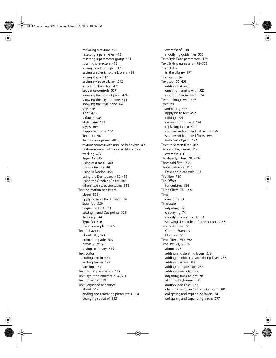 Apple Motion 2 User Manual | Page 996 / 999
