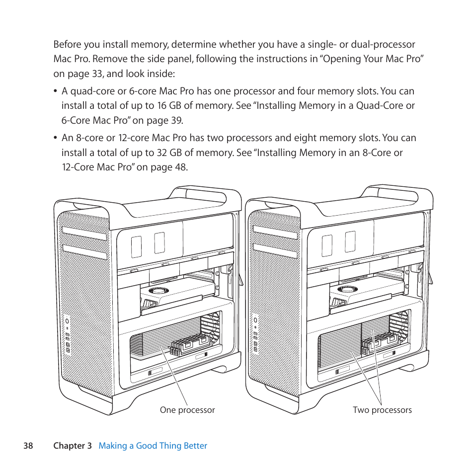 Apple Mac Pro Server (Mid 2010) User Manual | Page 38 / 128