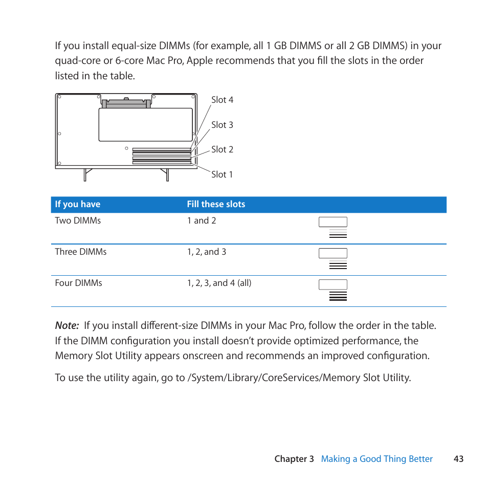 Apple Mac Pro Server (Mid 2010) User Manual | Page 43 / 128