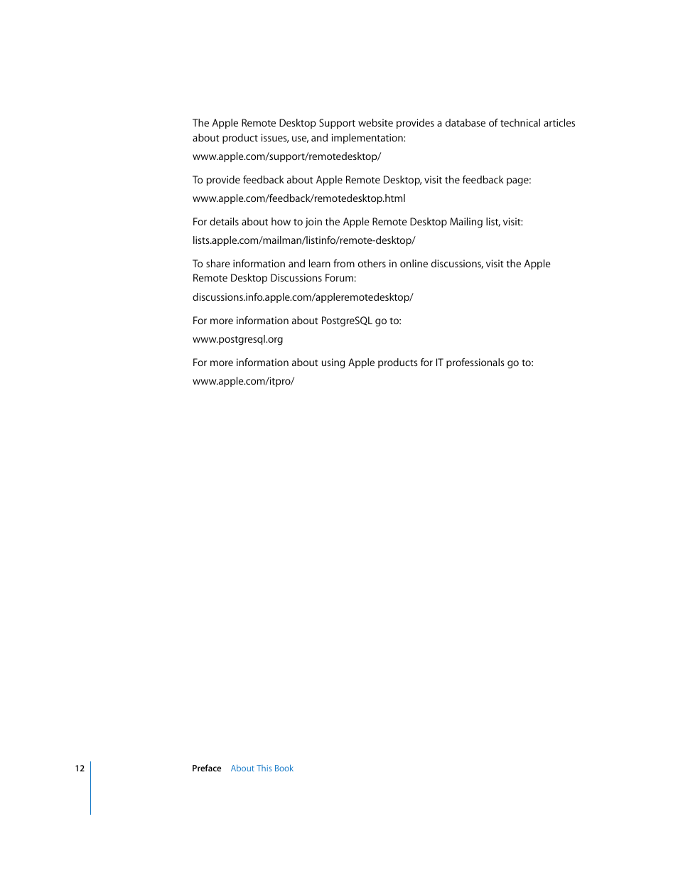 Apple Remote Desktop User Manual | Page 12 / 203