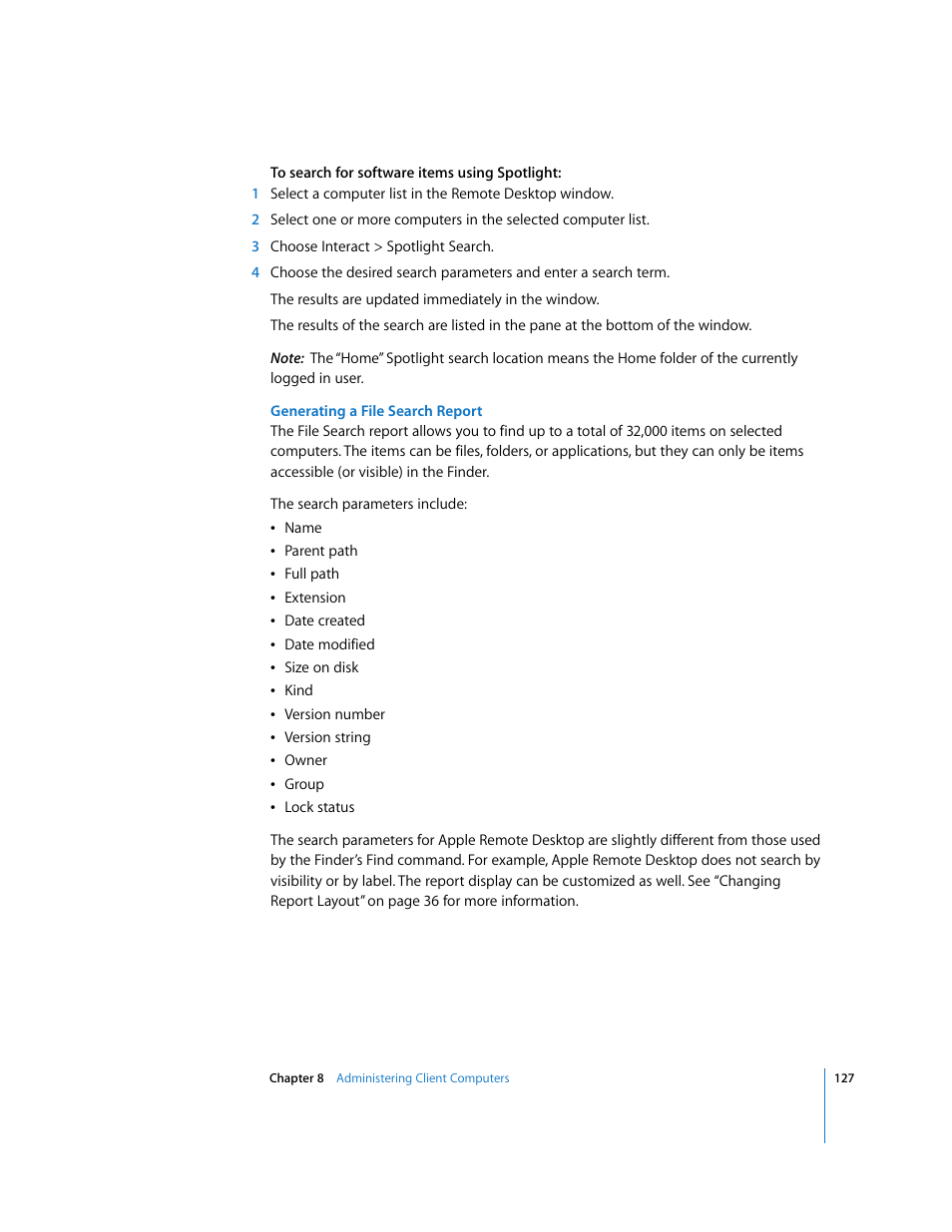 Apple Remote Desktop User Manual | Page 127 / 203
