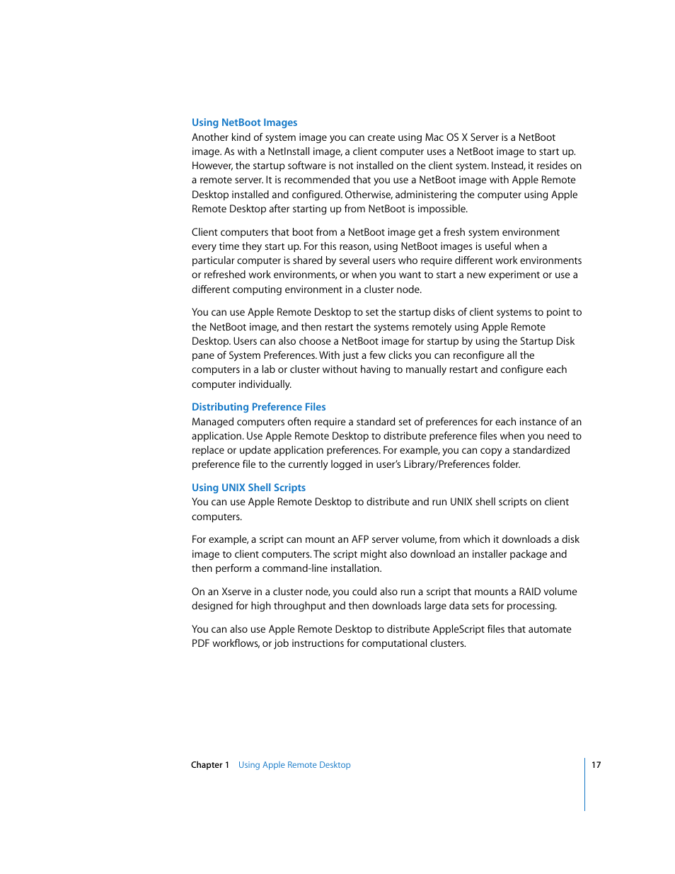 Apple Remote Desktop User Manual | Page 17 / 203