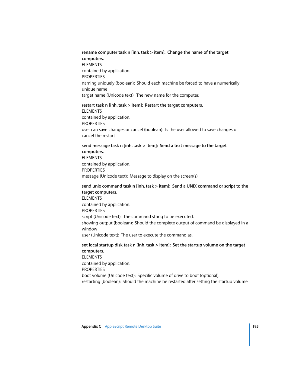 Apple Remote Desktop User Manual | Page 195 / 203