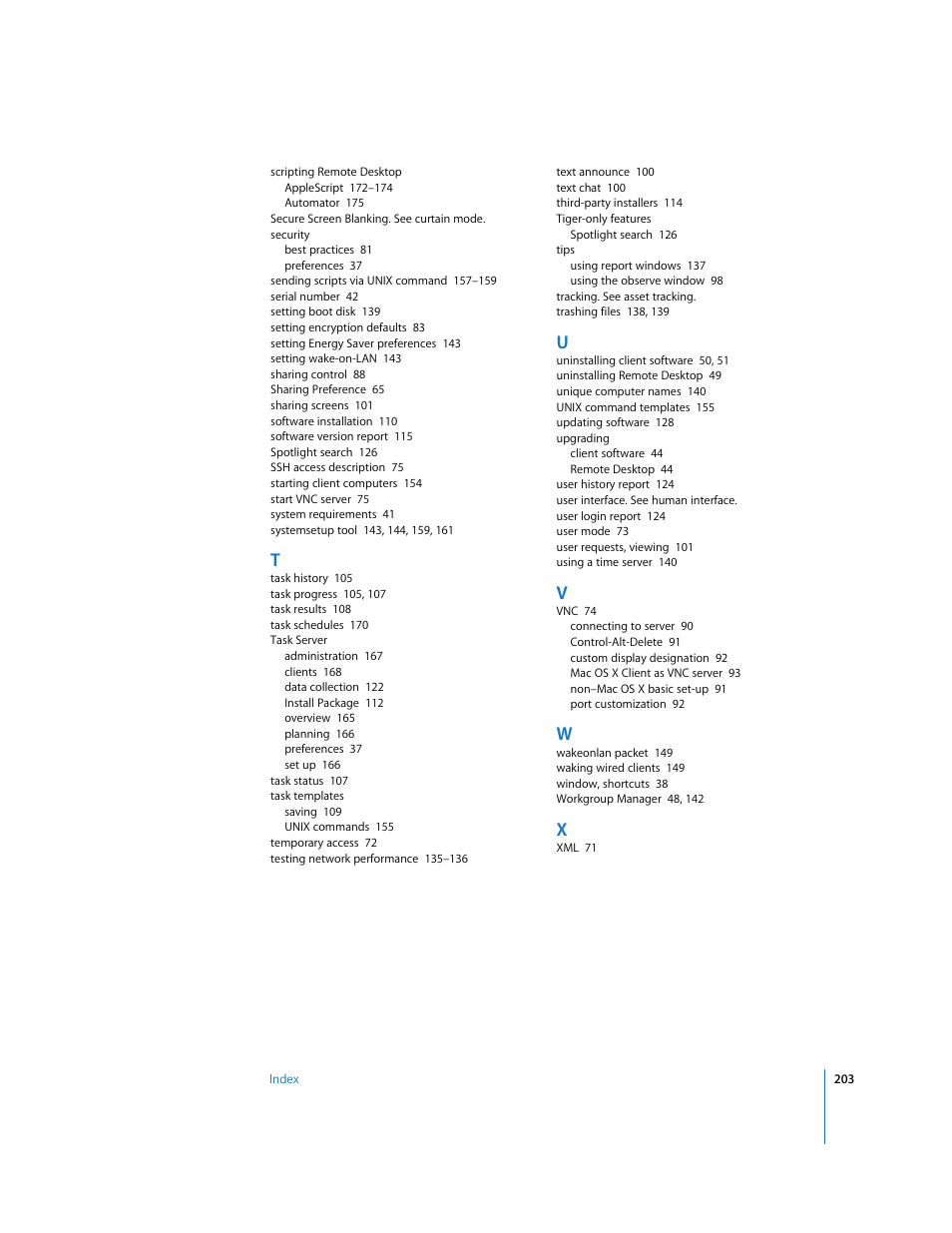 Apple Remote Desktop User Manual | Page 203 / 203