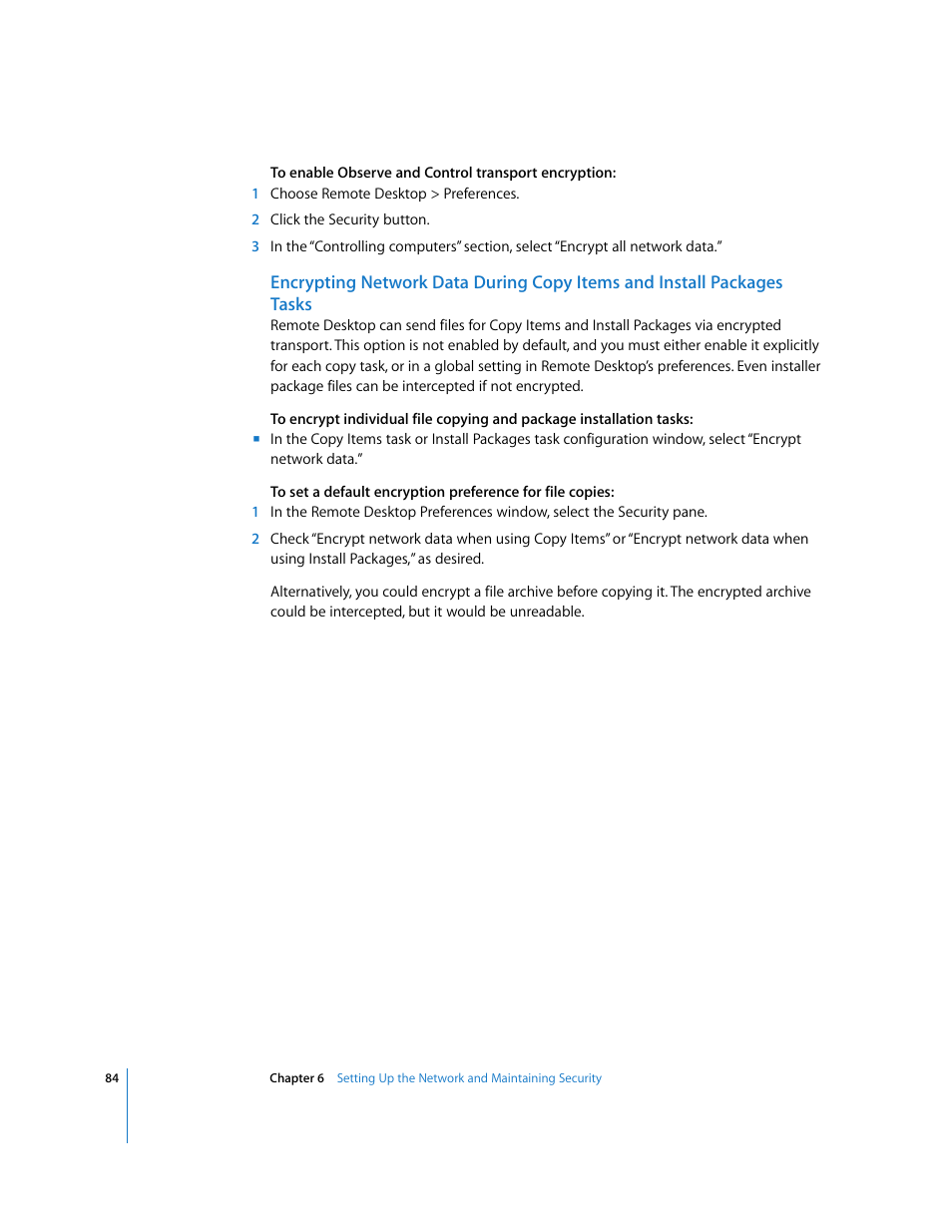 Apple Remote Desktop User Manual | Page 84 / 203
