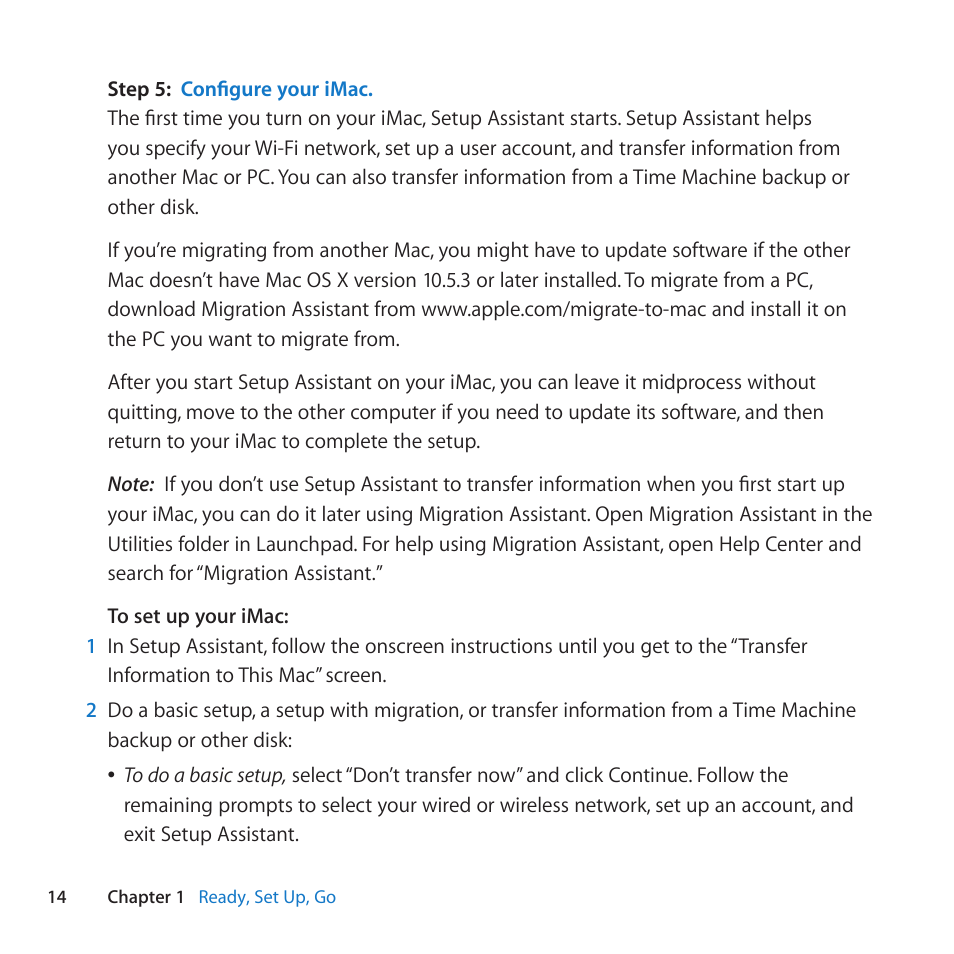Apple iMac (21.5-inch, Late 2011) User Manual | Page 14 / 80