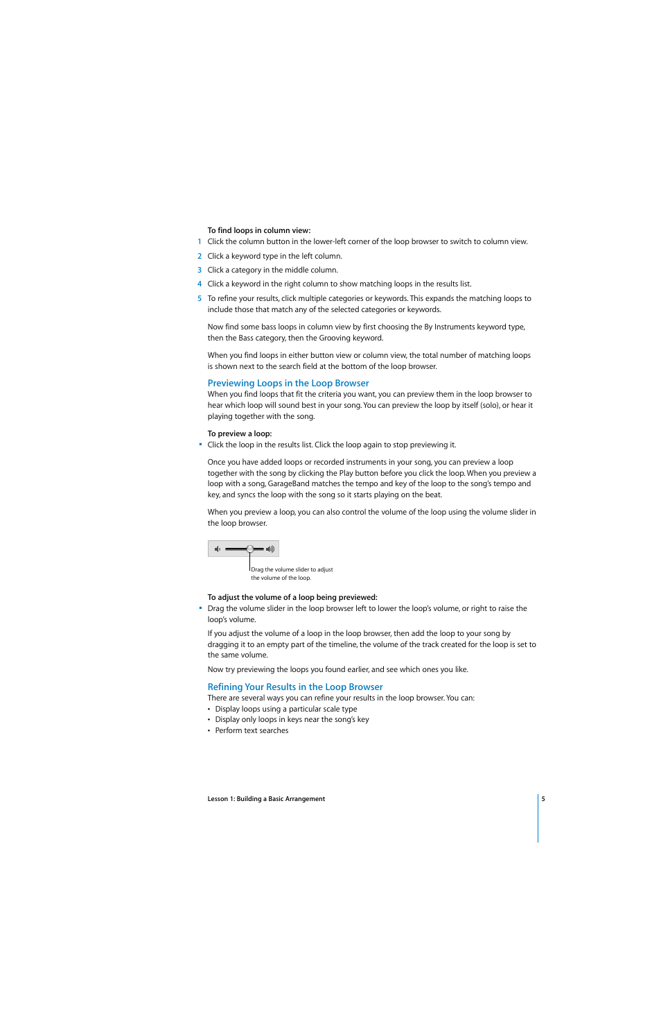 Apple GarageBand Tutorial: Lesson 1 User Manual | Page 5 / 11