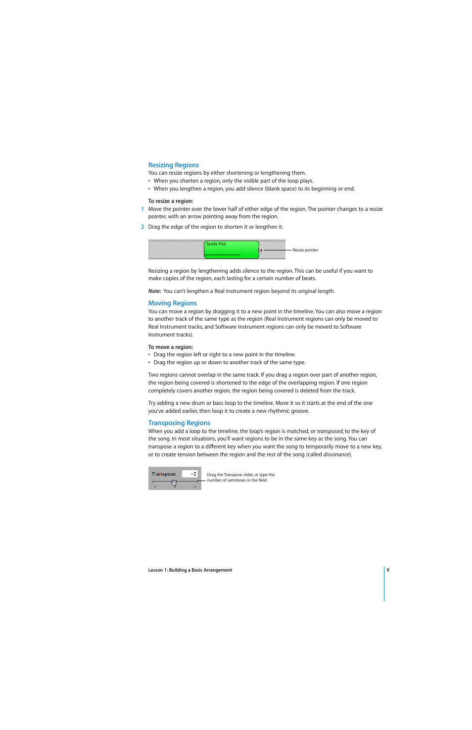 Apple GarageBand Tutorial: Lesson 1 User Manual | Page 9 / 11