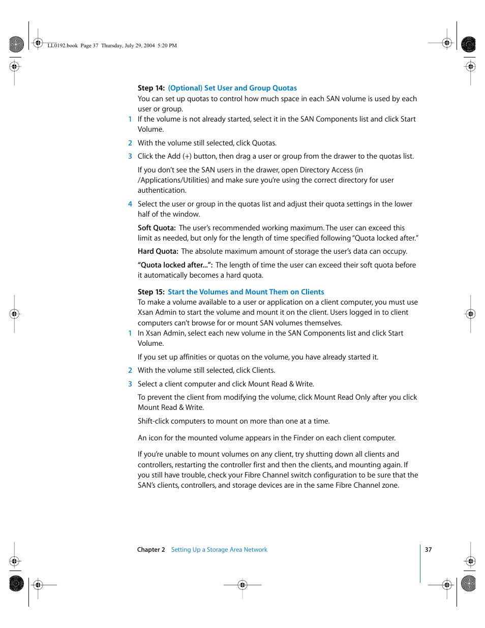 Apple Xsan 1.0 User Manual | Page 37 / 113