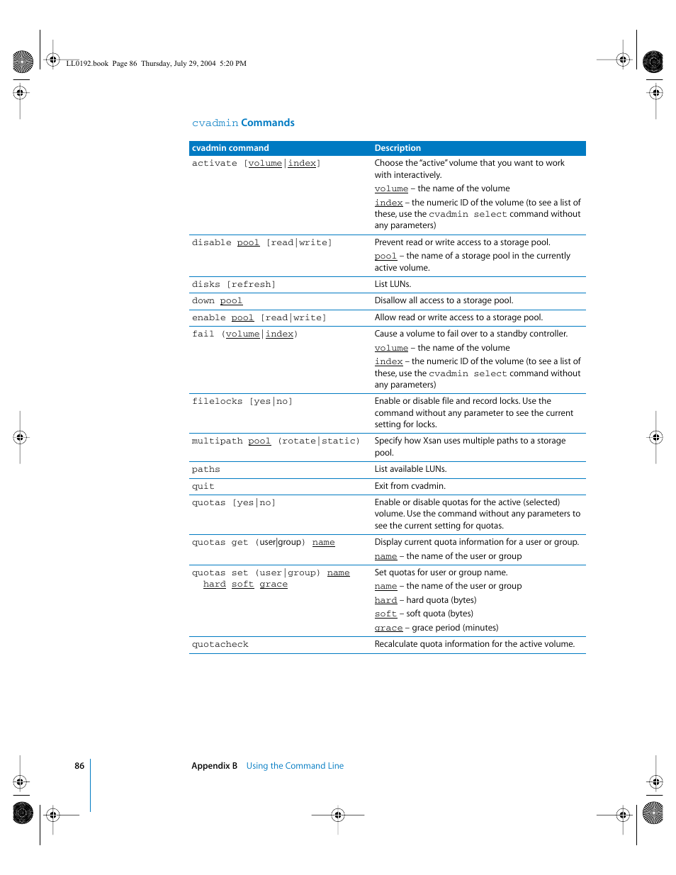 Apple Xsan 1.0 User Manual | Page 86 / 113