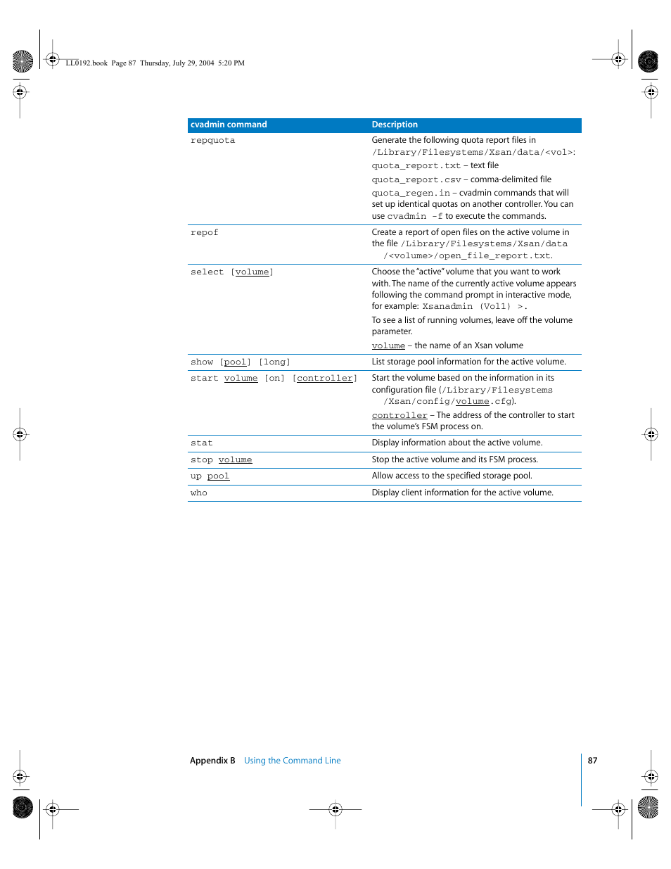 Apple Xsan 1.0 User Manual | Page 87 / 113