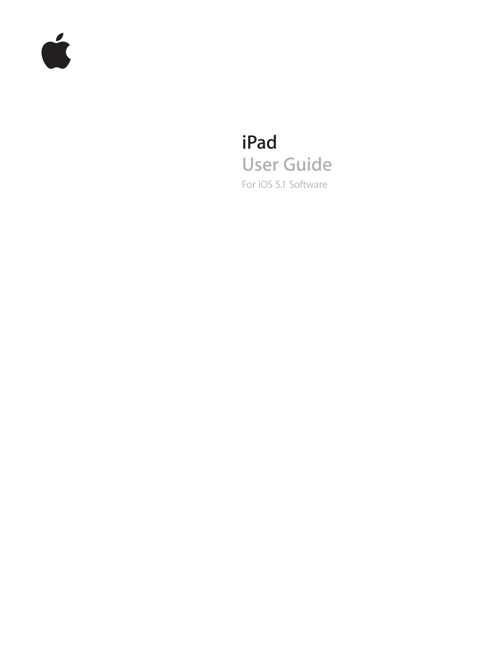 Apple iPad iOS 5.1 User Manual | 144 pages