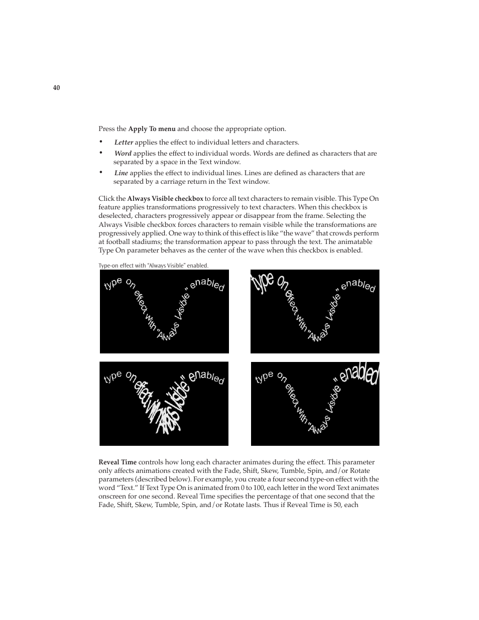 Boris FX Boris Calligraphy Version 2.0 User Manual | Page 40 / 84