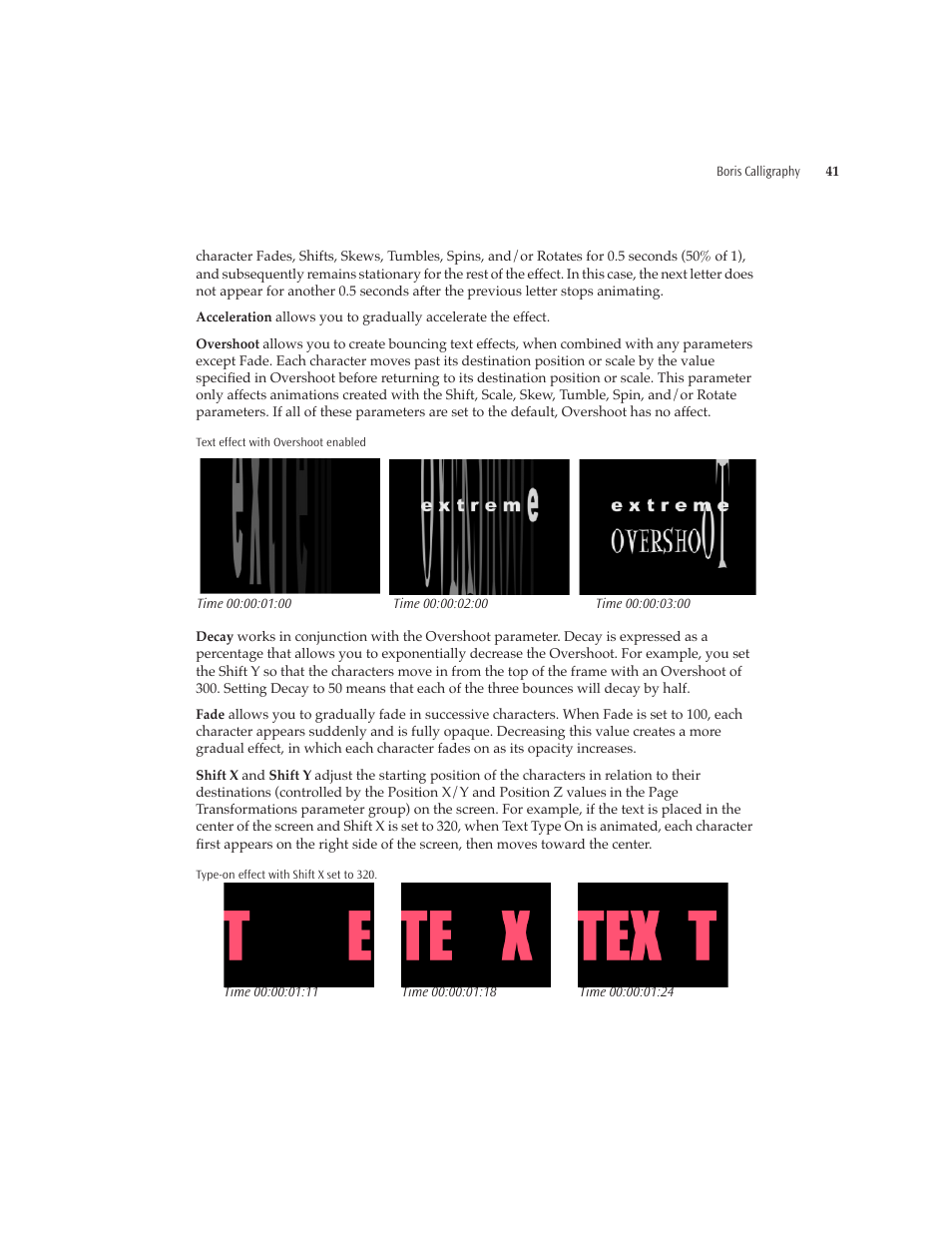 Boris FX Boris Calligraphy Version 2.0 User Manual | Page 41 / 84