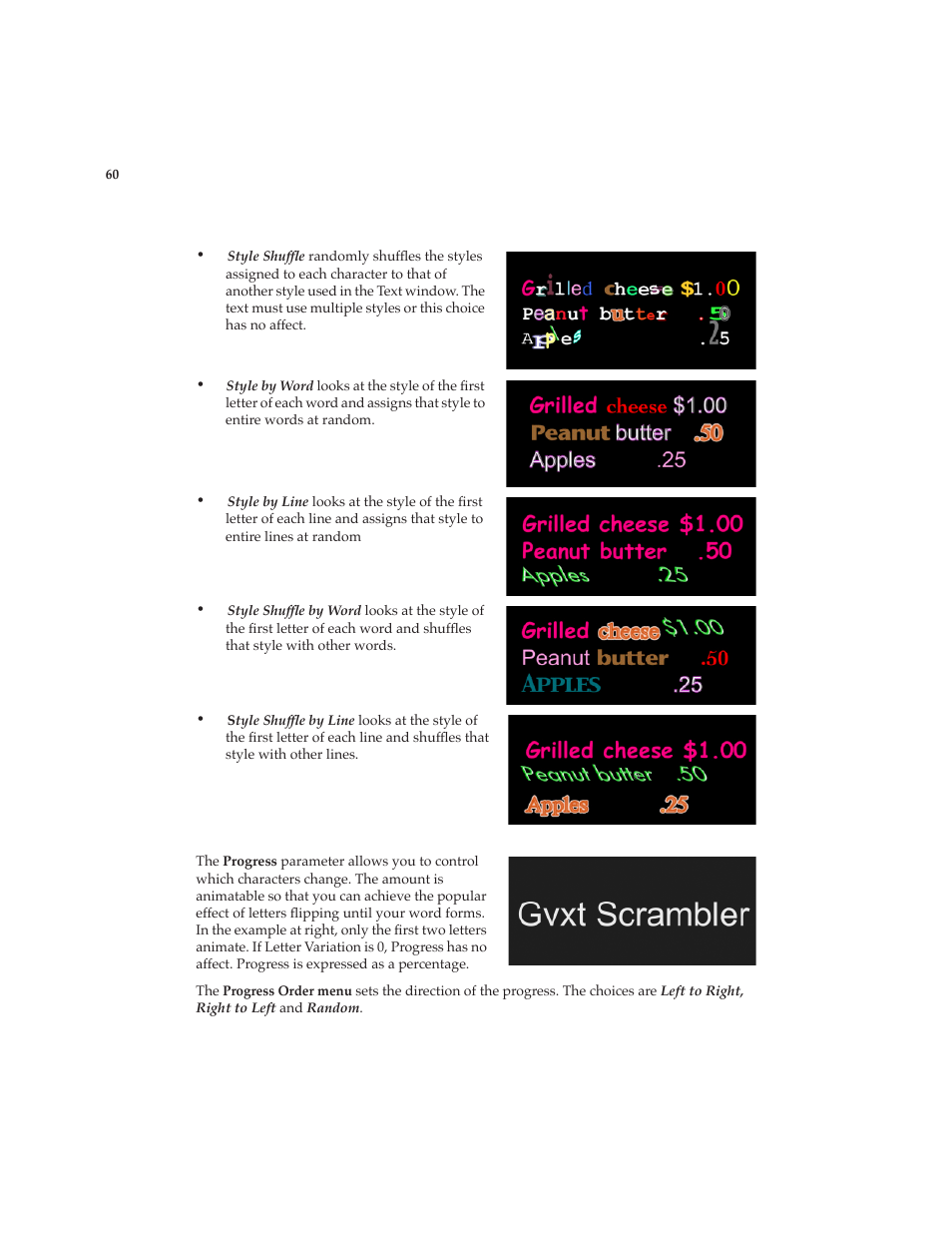Boris FX Boris Calligraphy Version 2.0 User Manual | Page 60 / 84