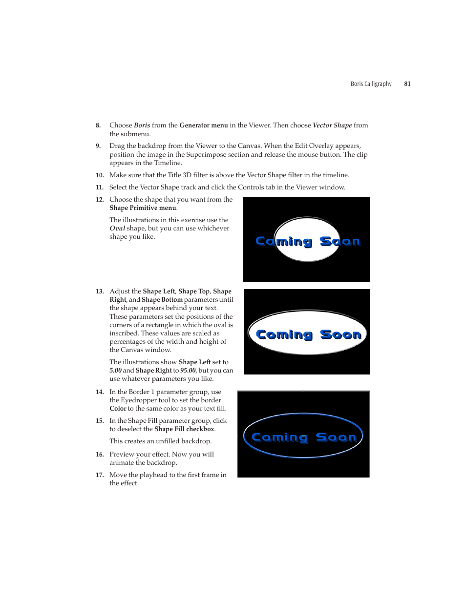 Boris FX Boris Calligraphy Version 2.0 User Manual | Page 81 / 84