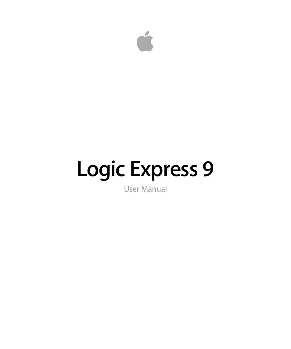 Apple Logic Express 9 User Manual | 1294 pages