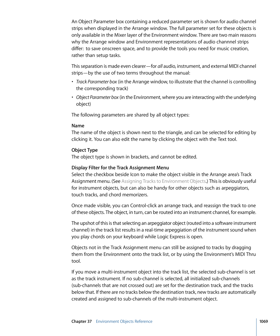 Apple Logic Express 9 User Manual | Page 1069 / 1294