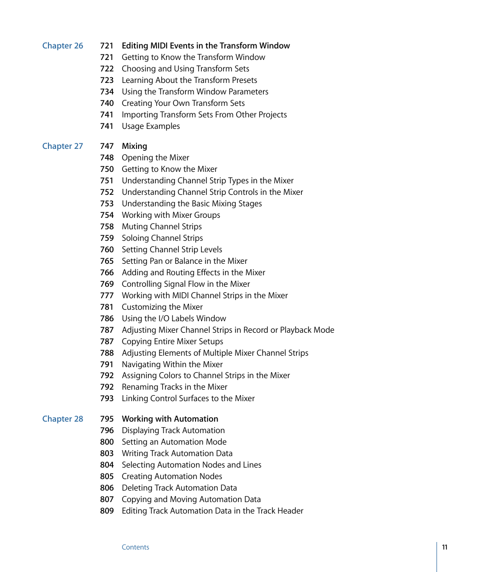 Apple Logic Express 9 User Manual | Page 11 / 1294